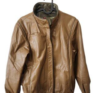 Vintage Brown Leather Jacket | Size 9/10 | Made in Canada